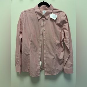 NWT Brooks Brothers red and white button down size 12
